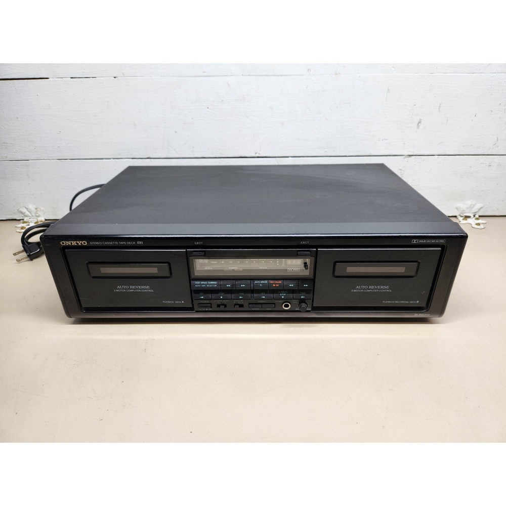 Onkyo TA-RW313 Stereo Cassette Tape Deck Dual Auto Reverse RI ~ Excellent